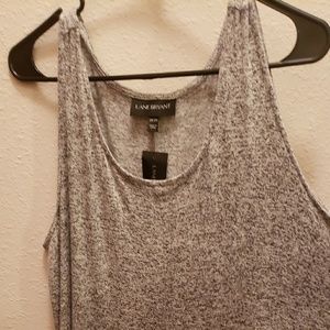 Heather grey knee length dress